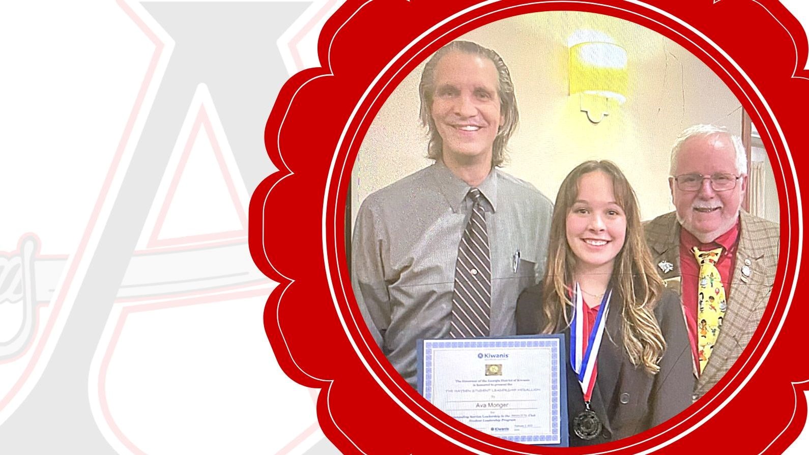 Spotlight Image - Ava Monger Wins Hayden SLP Medallion